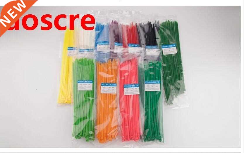Color self locking nylon cable tie 5*300mm 4.7mm width width