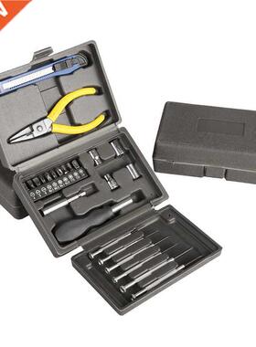 24pcs Household Tool Repair Kit Combination Toolbox Electron