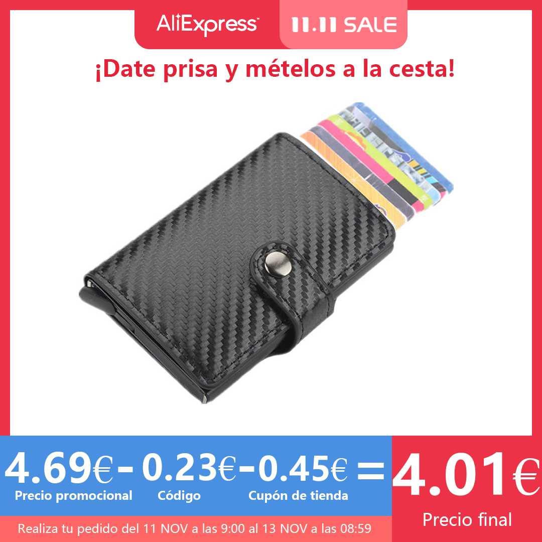 Smart Wallet For Men Rfid Aluminum Alloy Smart Wallet Pop Up