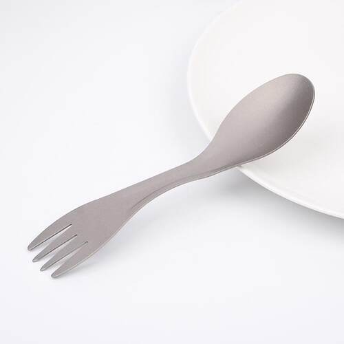 Ultralight Titanium Spoon Fork Spork Outdoor Camping Picnic