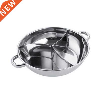 Stainless Steel Hot Pot Three-Point Cookware Hot Pot Straigh
