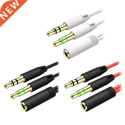 Headphone Splitter Plug Cables Splitter Microphone Swivel Co