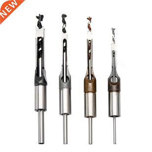 4pcs HSS Twist Drill Bits Set Woodworking Squre Hole Drill