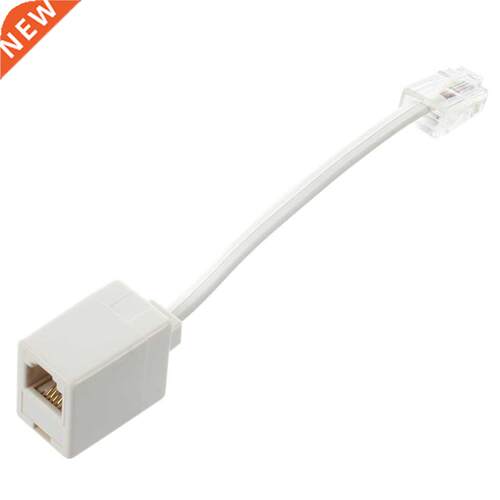 Male to Female 4 Pin RJ11 Plug Telephone Adapter Cable