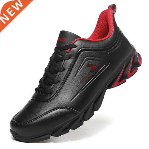Winter Microfiber Leather Men Trail Running Shoes Waterproof