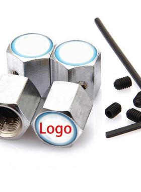 1 set Anti-theft Tire Valve Caps Various Logo Car Tuning Saf