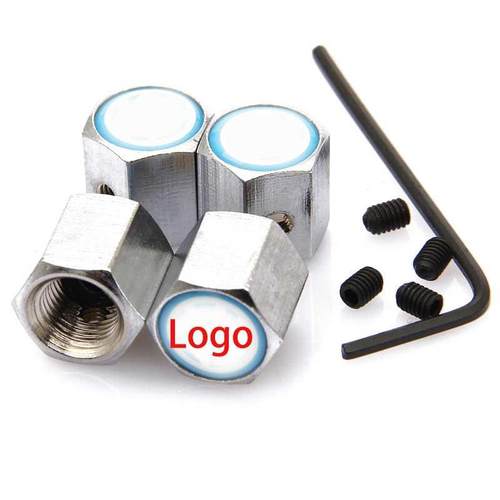 1 set Anti-theft Tire Valve Caps Various Logo Car Tuning Saf