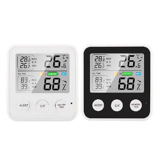 Dgtal Max/Mn Temperature Humdty Meter Bedroom Hgh