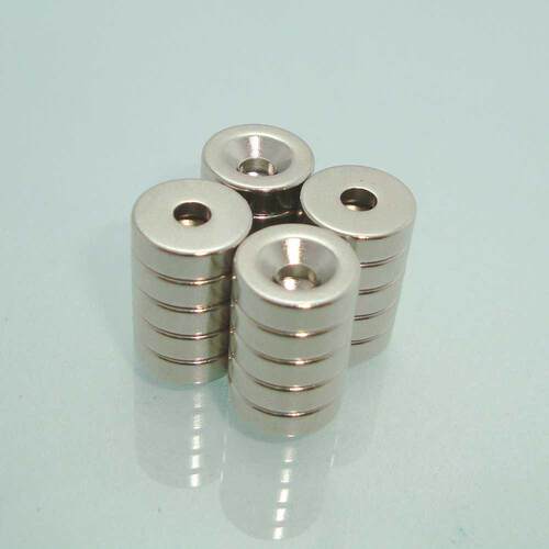 Disc Countersunk Permanent Magnet Fastener 10mmX3mm Magnets