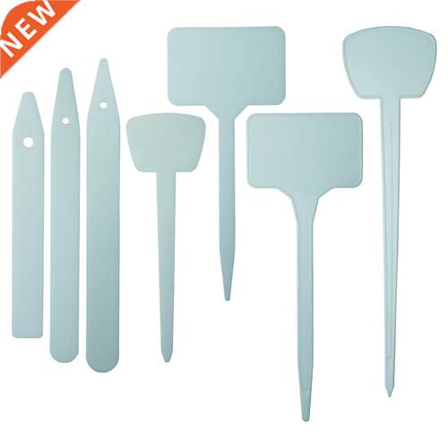 Variety Style White Plastic Plant Labels T-Type Tags Waterpr