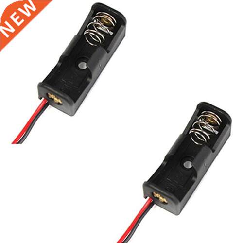 2PCS 23A /A23 Battery 12V Clip Holder Box Case Black F35