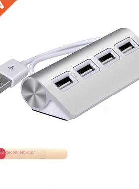 Aluminum USB 3.0 2.0 Hub Multi-USB Splitter Adapter 4 Ports