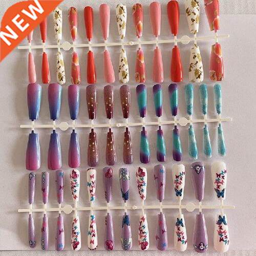 Long False Nails Tips for Nails Fingernails Acrylic Fake