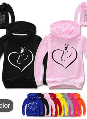 2022 Children Clothing Horse Baby Hoodies Bros Cartoon Sweat