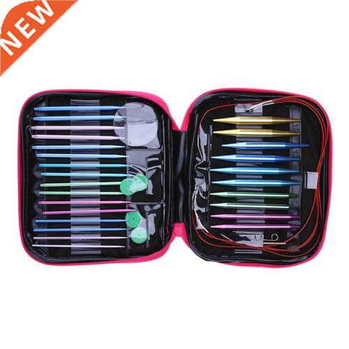 13 Pairs Change Head Circular Knitting Needle Ring Set Woven