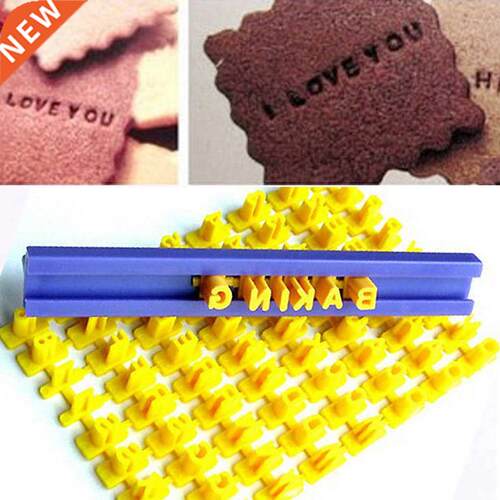 Biscuits Baking Printing Alphabet Mold Cookies Cutter Word