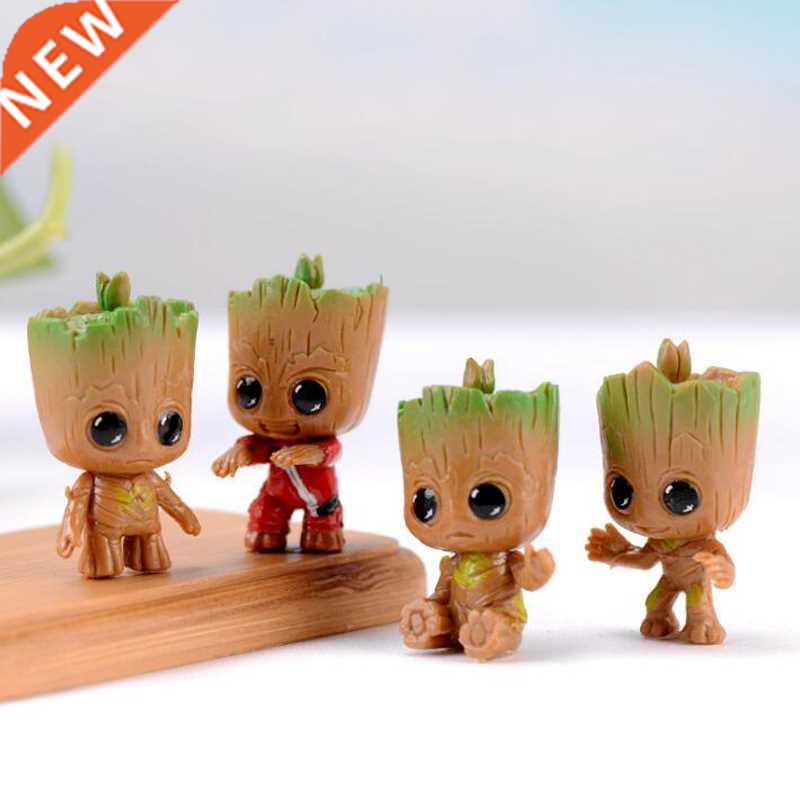 4pcs/set Marvel Guardians of The Galaxy Avengers Tiny Cute B