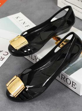 Summer New Jelly Shoes Women's Shoes Crystl Sndls Comfort