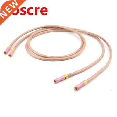 One Pair Shark 5N OCC Silver Plated Audio Interconnect Cable