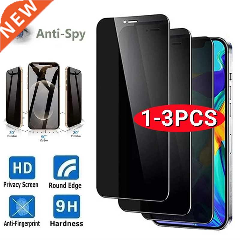 Full Screen Privacy Tempered Glass Anti-spy Film for IPhone
