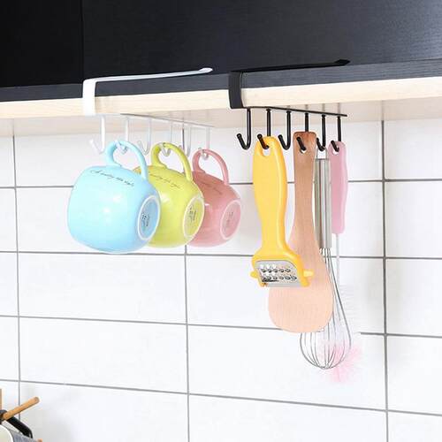 Kitchen Storage Rack Holder Cup Board Hanging Hook Hanger u