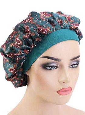 Newly Hair Satin Bonnet For Sleeping Shower Cap Silk Bonnet