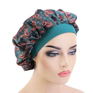 Newly Hair Satin Bonnet For Sleeping Shower Cap Silk Bonnet