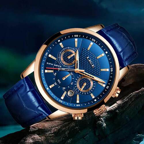 LIGE 2020 New Watch Men Fashion Sport Quartz Clock Mens Wat