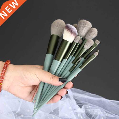 13 PCS Makeup Brush Set Women Cosmetic Powder Eye Shadow Fou