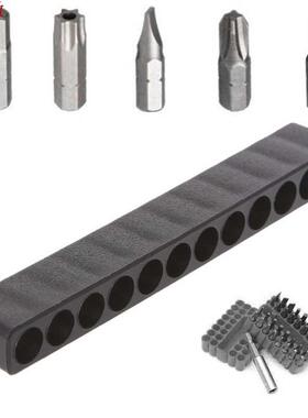 Screwdriver Hole 10/12 Holes Hex Shank Bit Holder Plastic He