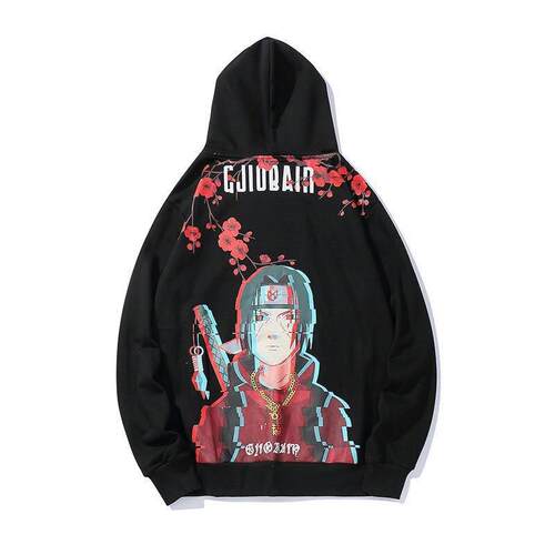 Japanese Cartoon Anime Hoodies Sweatshirts Itachi Streetwear