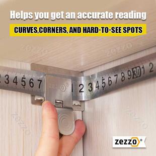 1/2PC Zezzo  Metal Measuring Tape Clip Holder Precise and