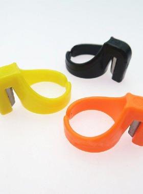 Pcs/set Finger Knife Ring Plastic Sewing Thimble Thread