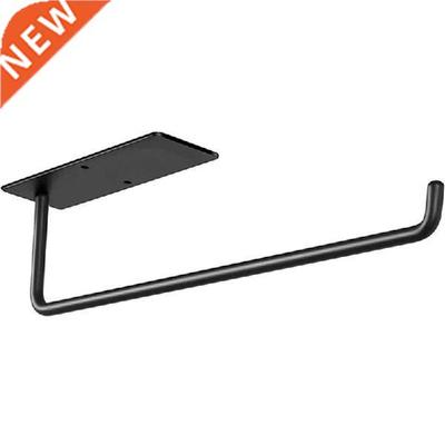 Black Kitchen Tissue Holder Under Cabinet,Self Adhesive