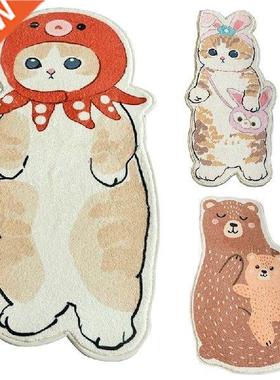 Cartoon Bear Kids Floor Runner Rug Fluffy Bedside Carpet