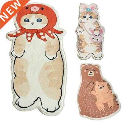 Cartoon Bear Kids Floor Runner Rug Fluffy Bedside Carpet