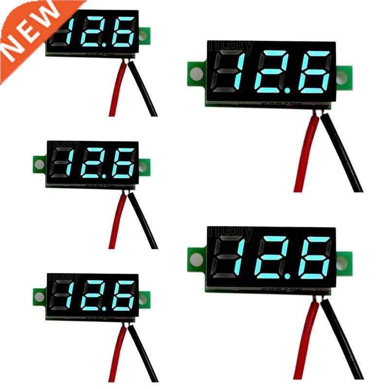 5x Red DC 0-30V LED Display Digital Voltmeter Car Motorcycle
