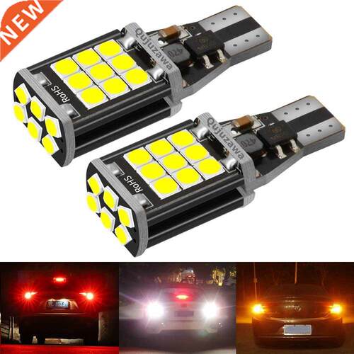 2PCS New T15 W16W WY16W Super Brght LED Car Tal Brake Bulb