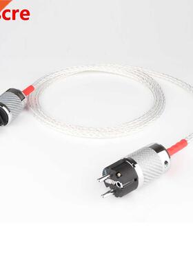 Hi End 8ag 16core Twist Silver plated OCC Power Cable Carbo