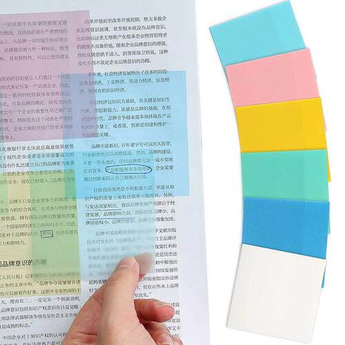 Waterproof PET Transparent Sticky Notes Memo Pad 50 Sheets S