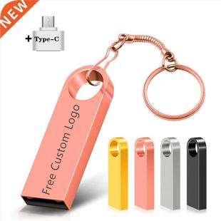 Pen Drive Waterproof Metal Type-C Usb Flash Drive USB 2.0 Fl