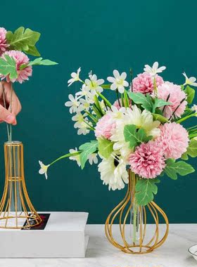 Glass Vase Transparent Nordic Style Test Tube Bottle Wrought