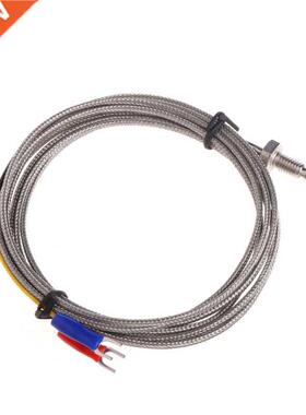 J Type M6 Screw Probe Thermocouple Sensor with 2M Cable for