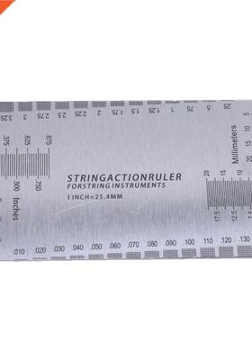 Durable Acoustic Electric Guitar String Action Ruler Gauge T