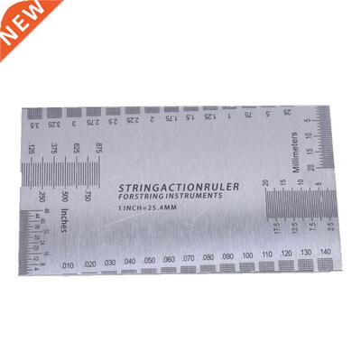 Durable Acoustic Electric Guitar String Action Ruler Gauge T