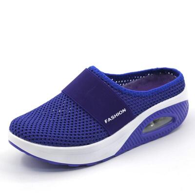 Women Mesh Lightweight Shoes Woman Slippers Wedge Shoes Fema