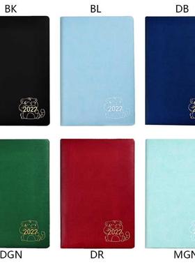 Leather Academic Planner Daily Monthly Dated Pages Hourly Ti