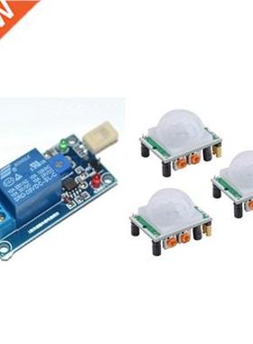 Pcs HC-SR501 Adjust Infrared PIR Motion Sensor &amp; 1 P