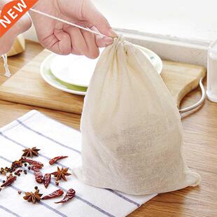 Reusable Cotton food filter bag NUT MILK MYLK SPROUTING JUI