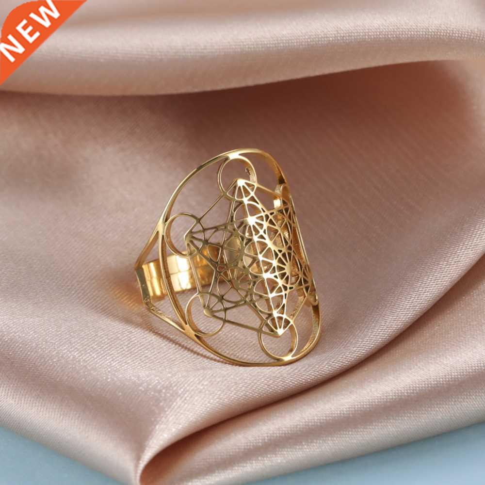 Skyrim Angel Seal Archangel Metatron Ring Stainless Steel Th